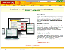 Tablet Screenshot of createsurvey.com